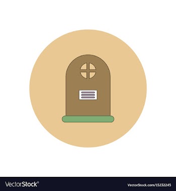 In flat design halloween icon vector image