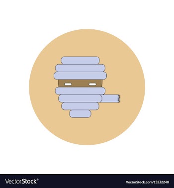 In flat design halloween icon vector image