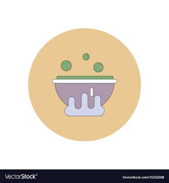 In flat design halloween icon vector image
