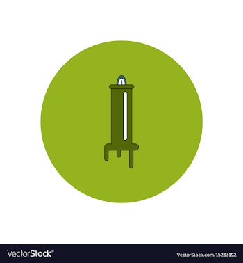 In flat design halloween icon vector image