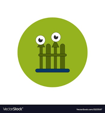 In flat design halloween icon vector image