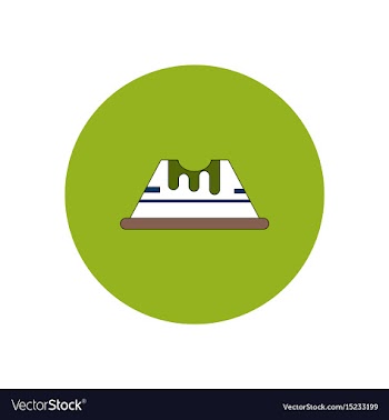 In flat design halloween icon vector image