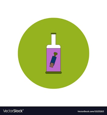In flat design halloween icon vector image