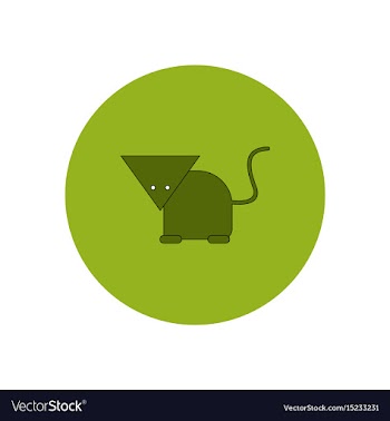 In flat design halloween icon vector image