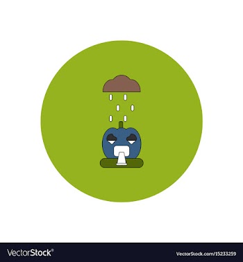 In flat design halloween icon vector image