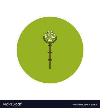 In flat design halloween icon vector image
