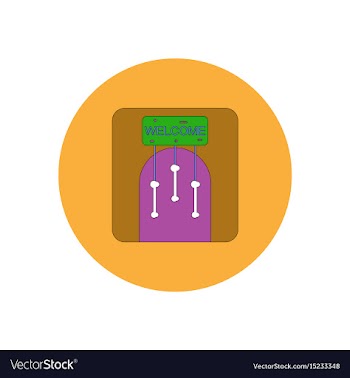 In flat design halloween icon vector image