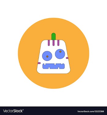 In flat design halloween icon vector image