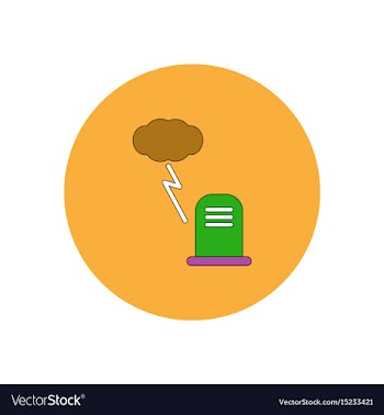 In flat design halloween icon vector image