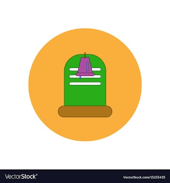 In flat design halloween icon vector image