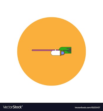 In flat design halloween icon vector image