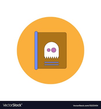 In flat design halloween icon vector image