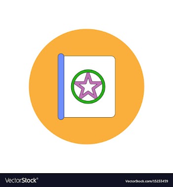 In flat design halloween icon vector image