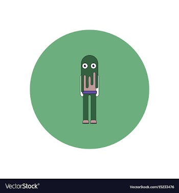 In flat design halloween icon vector image