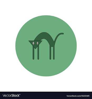 In flat design halloween icon vector image