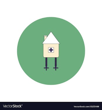 In flat design halloween icon vector image