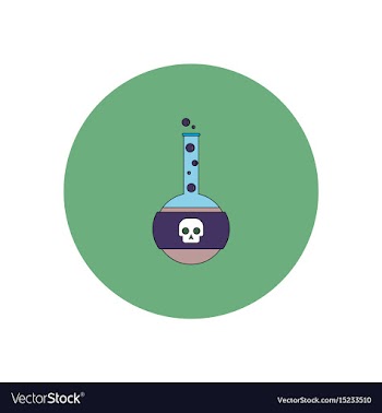 In flat design halloween icon vector image