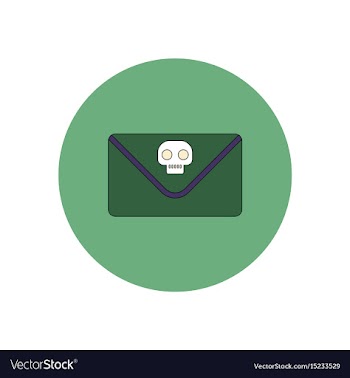 In flat design halloween icon vector image