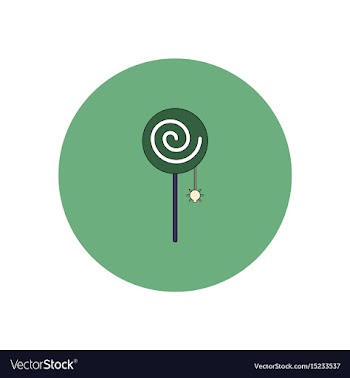 In flat design halloween icon vector image