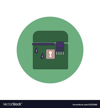 In flat design halloween icon vector image