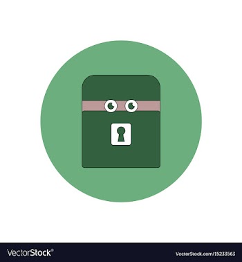In flat design halloween icon vector image