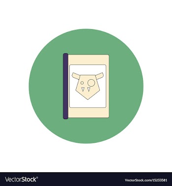 In flat design halloween icon vector image