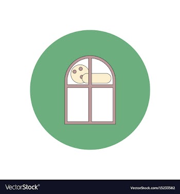 In flat design halloween icon vector image