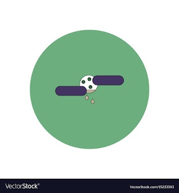 In flat design halloween icon vector image