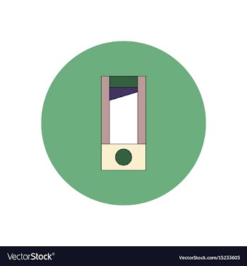 In flat design halloween icon vector image