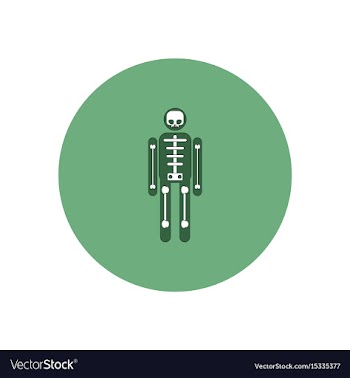 In flat design halloween icon vector image