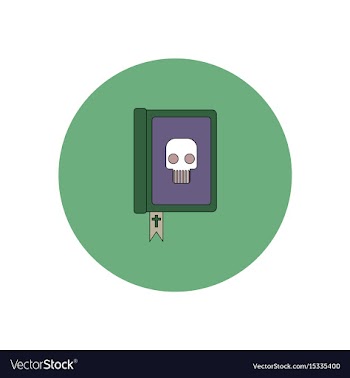 In flat design halloween icon vector image