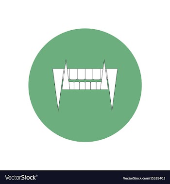 In flat design halloween icon vector image