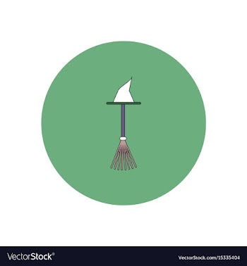 In flat design halloween icon vector image