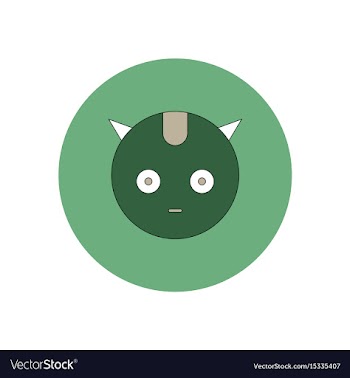 In flat design halloween icon vector image