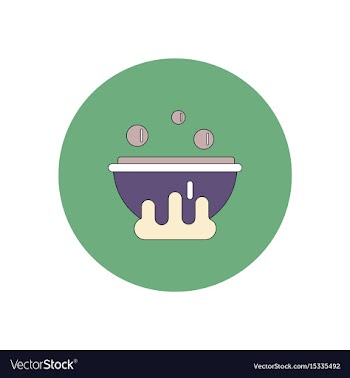 In flat design halloween icon vector image
