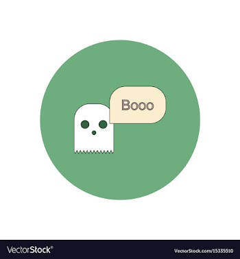 In flat design halloween icon vector image