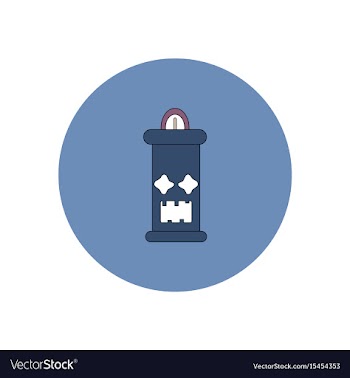 In flat design halloween icon vector image