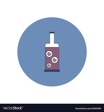 In flat design halloween icon vector image