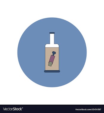 In flat design halloween icon vector image