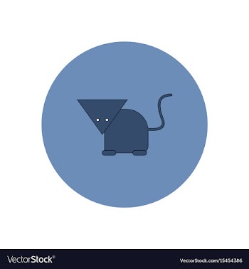In flat design halloween icon vector image