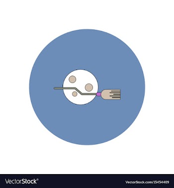 In flat design halloween icon vector image