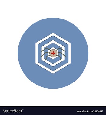 In flat design halloween icon vector image