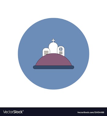 In flat design halloween icon vector image