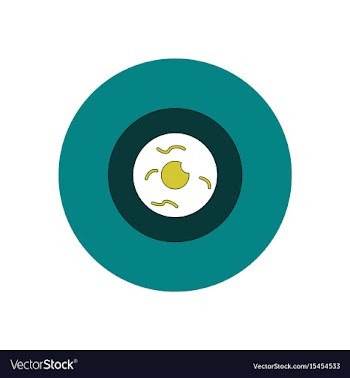 In flat design halloween icon vector image