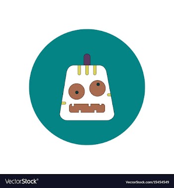 In flat design halloween icon vector image