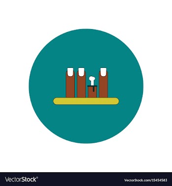 In flat design halloween icon vector image