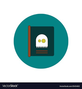 In flat design halloween icon vector image