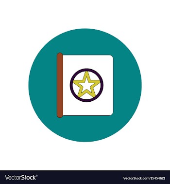 In flat design halloween icon vector image