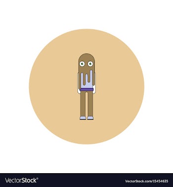 In flat design halloween icon vector image