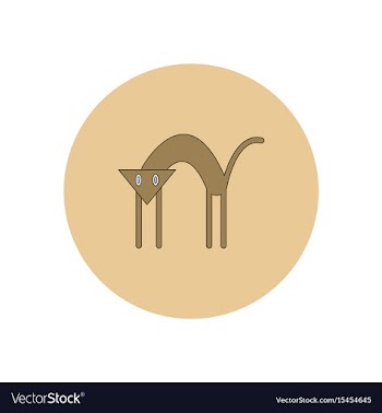 In flat design halloween icon vector image